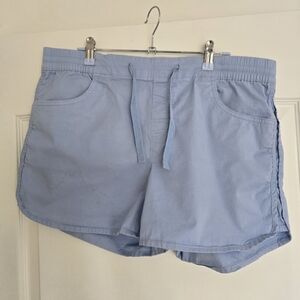 Eddie Bauer Blue Athletic Shorts Lightweight Design